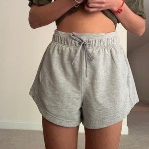 Grey lululemon shorts